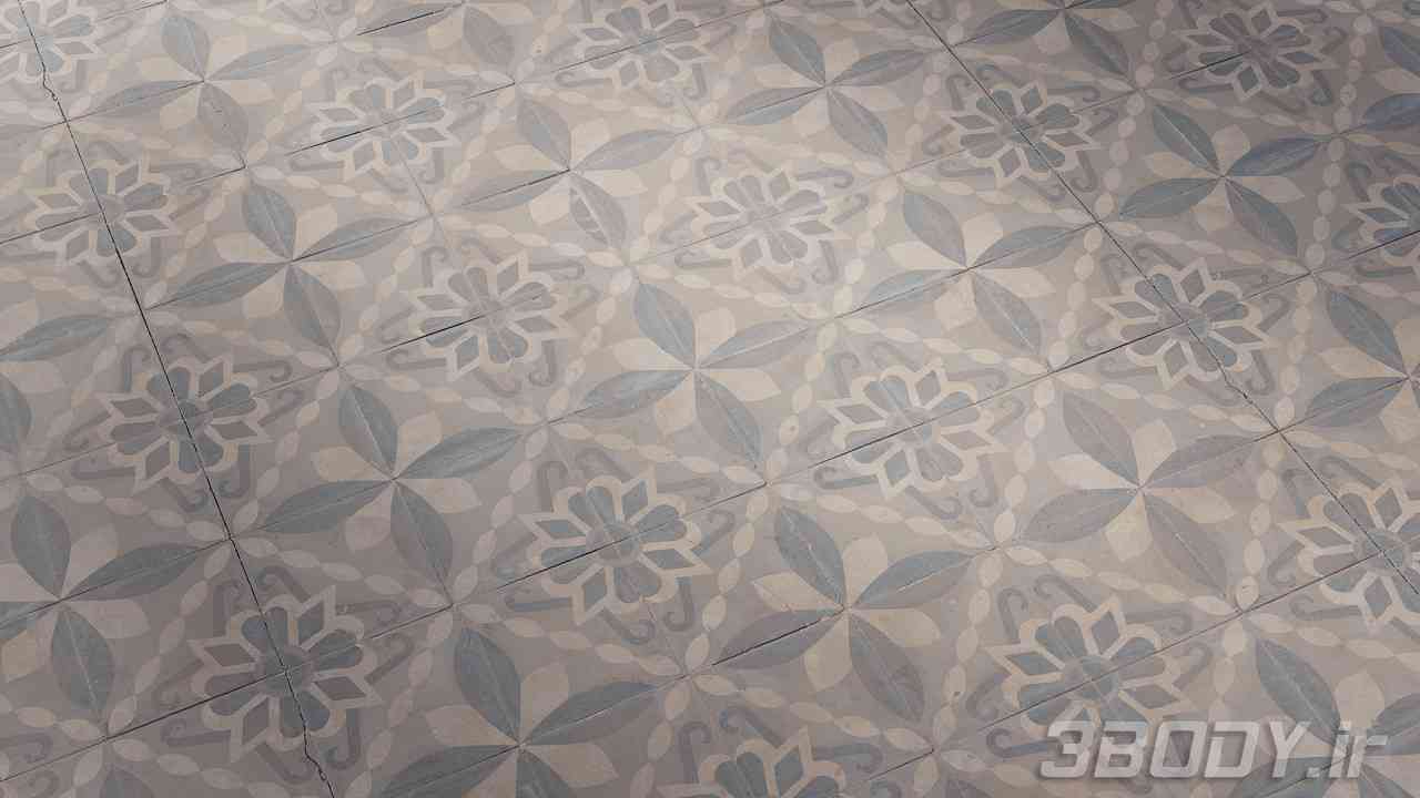 متریال کاشی کف floor tile عکس 1